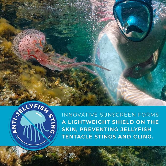 Seavenger Ocean Kiss Reef-Safe Sunscreen SPF 30-50 with Jellyfish Sting Protection (SPF 30), pack of 2