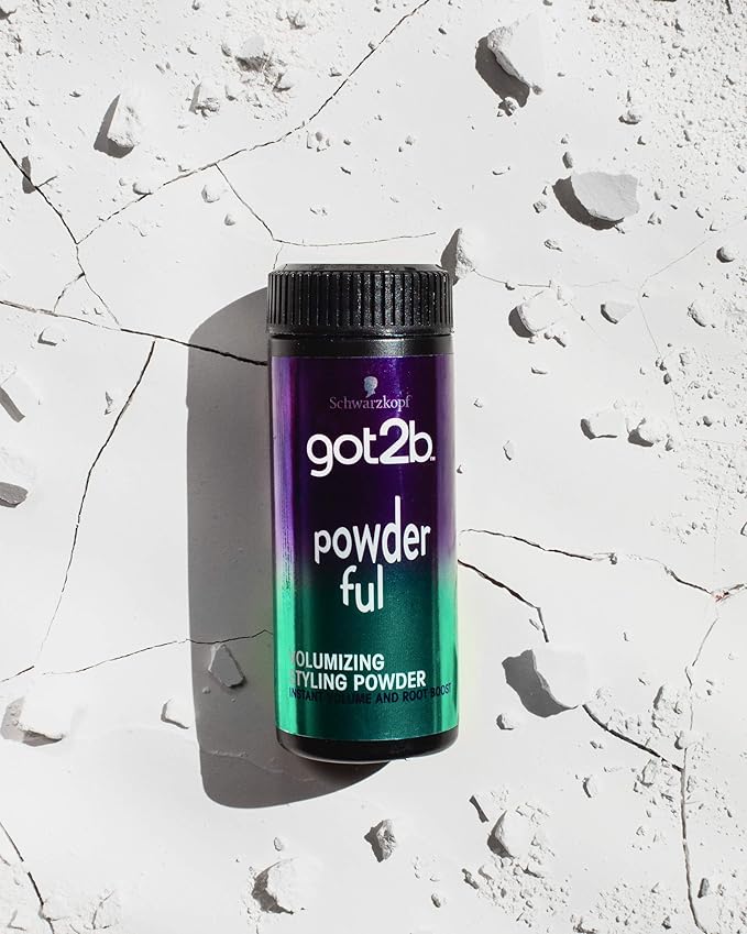Got2B Schwarzkopf Powder'ful Unisex Root Hair Styling Powder, For Instant Volume and Root Boost, Vegan, 10g