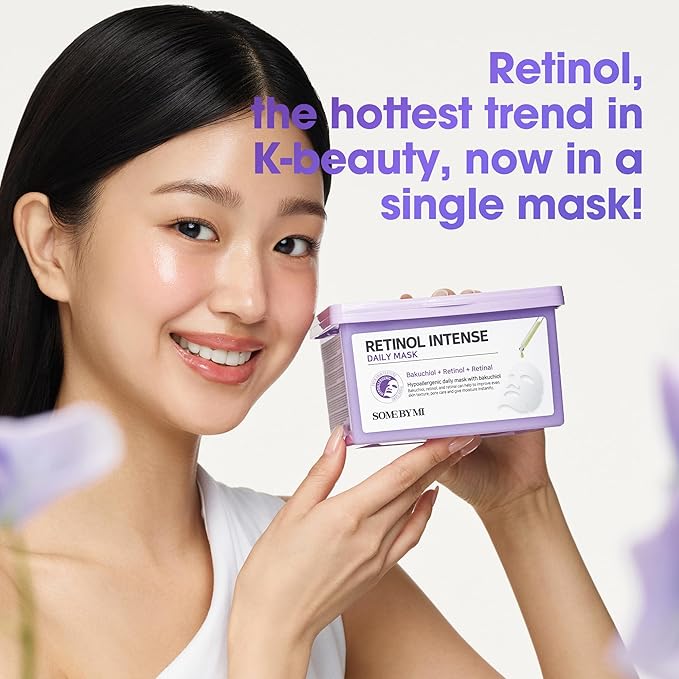 SOME BY MI Retinol Bakuchiol Bubble Toner & Retinol Intense Daily Mask