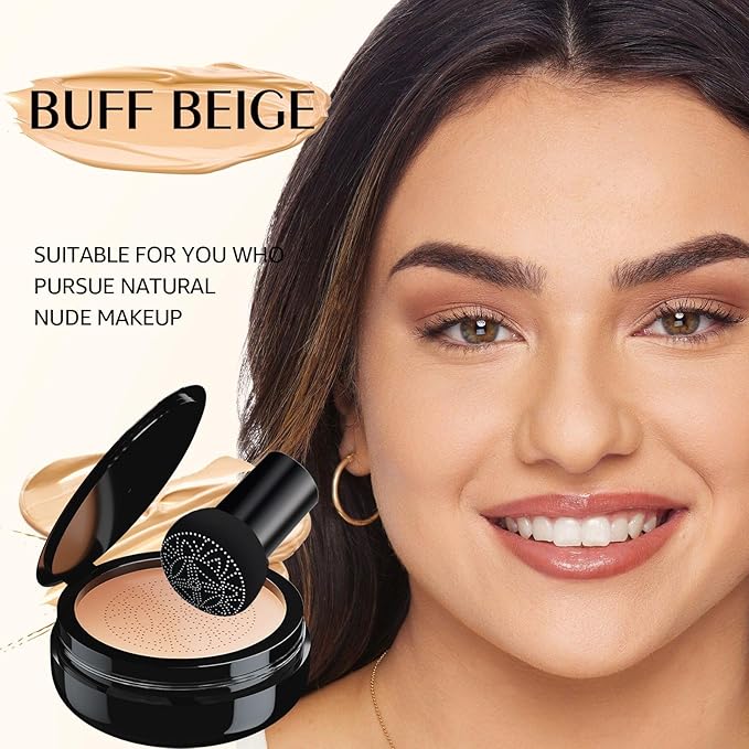 CC Cream for Older Women, Self Adjusting for Mature Skin Reducing Face Makeup for a Glowing Complexion, Moisturizing Concealer Brighten (Buff Beige, 3.21 Ounce (Pack of 1))