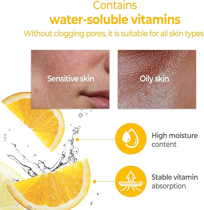 SKINMISO Pure Vitamin C Toner | Women and Men Korean Skin Care Products - Pore Minimizer & Hydrating Toner for Face | Kbeauty Essence Facial Toner for Oily, Dry & Aging Skin - Pack of 1 (3.51 fl. oz)