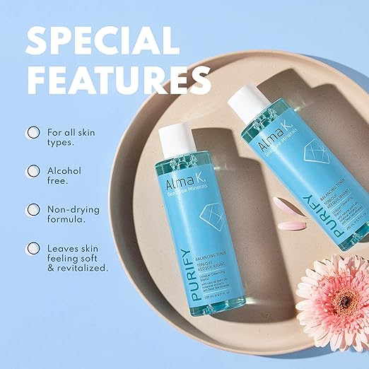 Alma K Balancing Toner - Alcohol-Free Skin - Hydrating for Face - Moisturizing Toner for Dry Skin - 6.7 oz