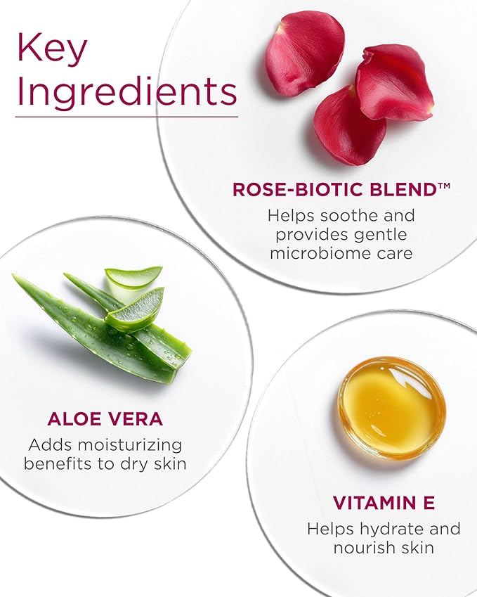 Andalou Naturals 1000 Roses Gentle Cleansing Foam | Foaming Face Wash with Rose Stem Cells & Organic Aloe Leaf Juice | Hydrating Daily Cleanser for Sensitive Skin | 5.5 fl oz