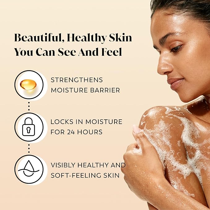 Olay Body Wash for Women, Ultra Moisture, 24hr Moisturizing, Hydrating & Refreshing, B3 Vitamin Complex, Free of Parabens & Phthalates, For All Skin Types, Cocoa Butter Scent, 22 fl oz (Pack of 4)