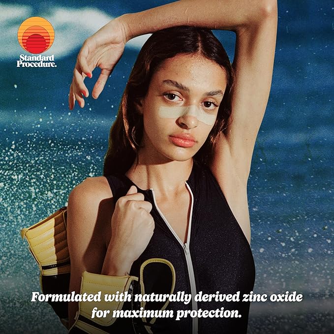 Standard Procedure - Zinc Sunscreen Stick - Zinc Based SPF 50+ Sunscreen - Broad Spectrum Sunscreen Stick - Provides UVA/UVB Protection - Australian Sunscreen Made w/Naturally-Derived Zinc