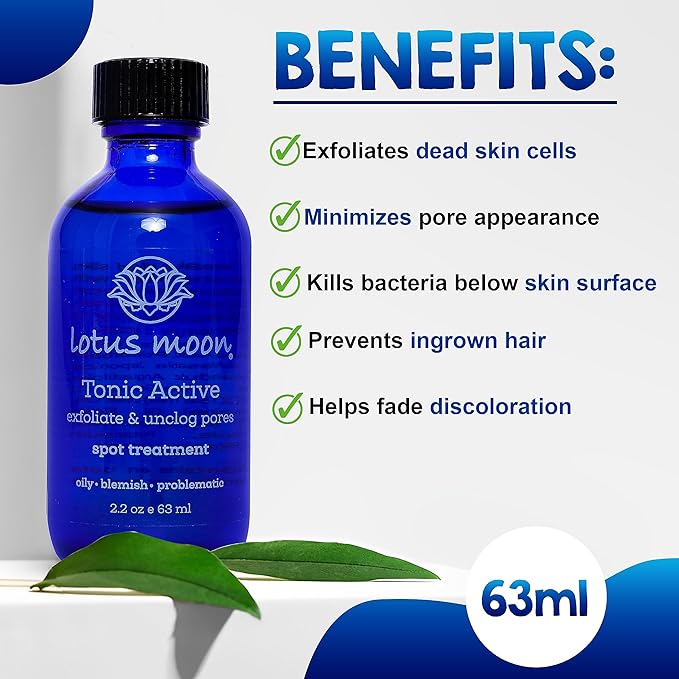Lotus Moon - Tonic Active | Plant-Based, Clean, Cruelty-Free, Functional Skincare (2.2 fl oz | 63 ml)