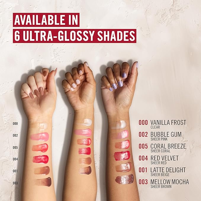 Rimmel London, Oh My Gloss Butter Me Up Lip Butter Balm 005 Red Velvet, Hydrating Lip Balm, Tinted Lip Balm, Lip Care, Hydration, Nourishing, Squalene