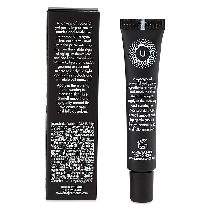 Urbana Tea + Tonic Collection Spa Facial Skincare, 15ml, Eye Serum