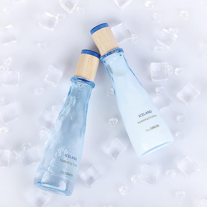 THESAEM Iceland Hydrating Toner 5.41 fl.oz. - Intensive Hydration with Iceland Mineral Water, Softening Boosting Facial Toner, Soothes Irritated & Senstivie Skin