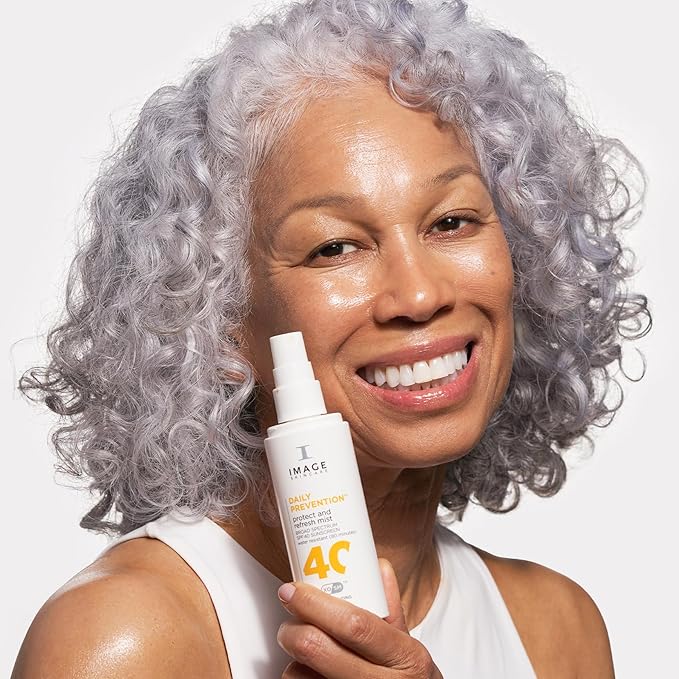 IMAGE Skincare DAILY PREVENTION Protect & Refresh Mist, SPF 40 Broad Spectrum Sunscreen Spray, 1 Fl Oz Travel Size