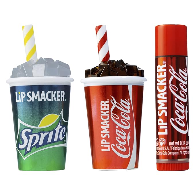Lip Smacker Coca Cola Collection, lip balm for kids - Coca-Cola & Sprite, trio