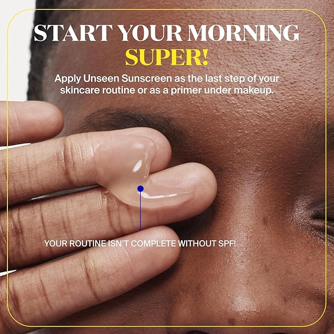 Supergoop! Unseen Sunscreen - SPF 50 - Clear & Invisible Face Sunscreen + Broad Spectrum + Makeup-Gripping Primer - Weightless, Scentless, Oil Free - For All Skin Types & Tones - 0.68 fl oz, 2 Pack