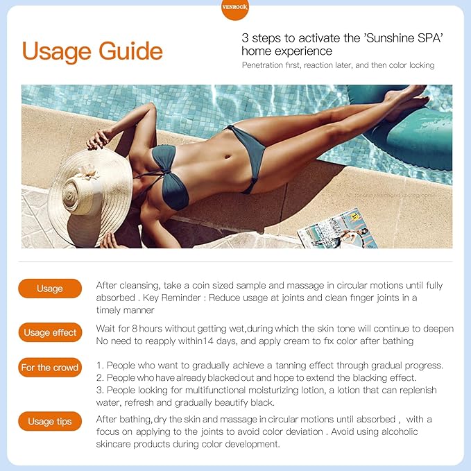 Venrock Self Tanner Tanning Lotion – Natural DHA Formula, No Added Colorants – Travel - Friendly 30ml (1.01fl.oz) – Sunless Tanning Moisturizer for Fair to Medium Skin Tones (1 pack, 30ml)