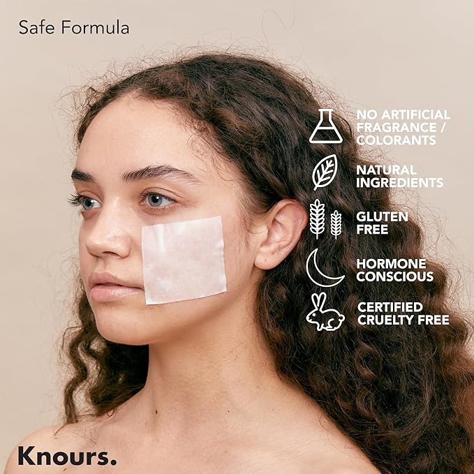 Knours Plump Pad | Natural Plant | Smooth Lines, Firming, Elasticity | Collagen Support | 2-in-1 Toner Pad + Face Mask | Holy Basil | Power Elasticity-Boosting | All Skin | 110 Count | 185ml/6.25oz