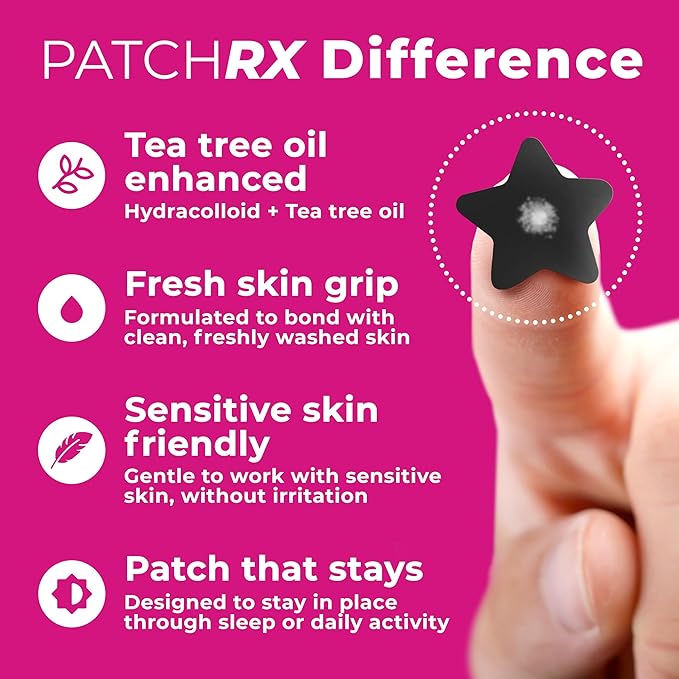 Pimple Patches for Face Cute (Moon, Star, Cats, Heart), Zit Patches Star Sticker