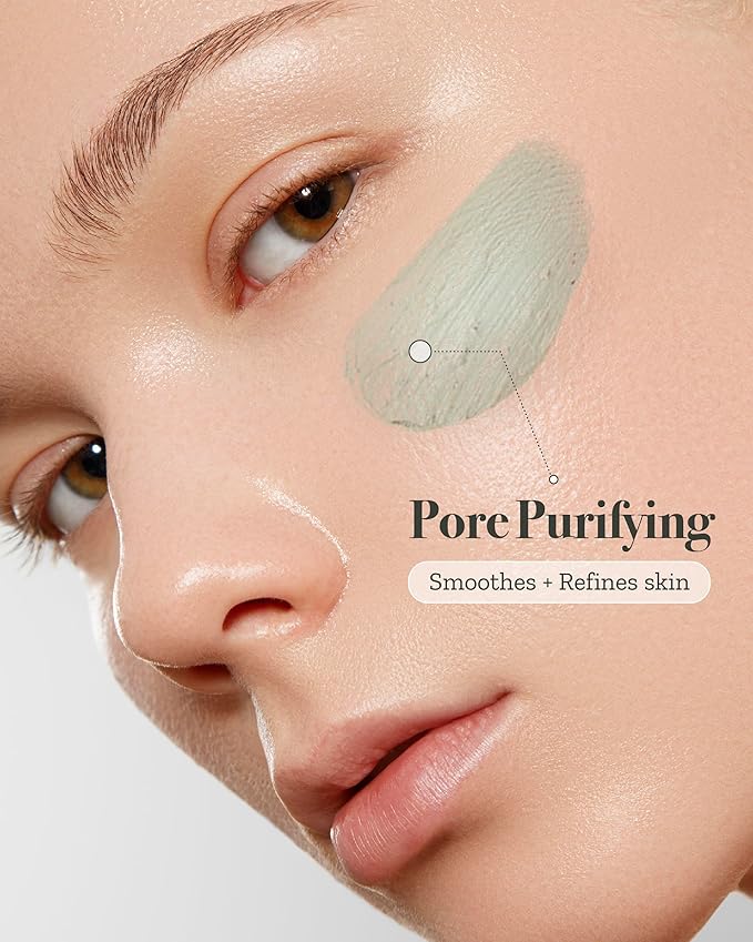 Green Tomato Pore Rescue Duo: Instant Pore Minimizing, Blackhead & Sebum Control, Elasticity Boosting, Vegan Sensitive-Skin Korean Skincare, Christmas Gift Stocking Stuffers with Clay Mask Cleanser &