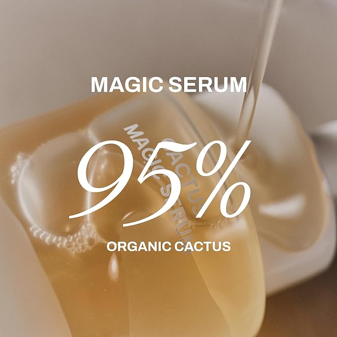 Whamisa Daily Deep Nourishing Duo: Organic Cactus Magic Serum and Flowers Toner Deep Rich Bundle