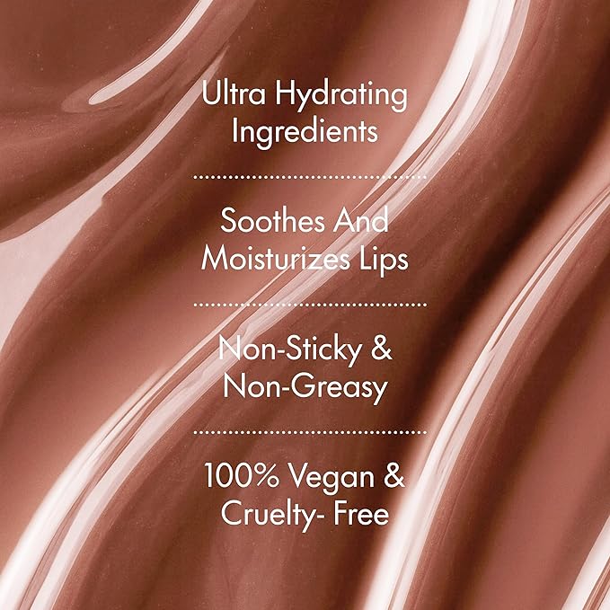 Ruby & Millie Tinted Lip Balm Vanilla Beige - Hydrating Vanilla Lip Balm - Moisturizing Lip Butter Balm Treatment - Tinted Glossy Vegan Lipbalm 0.5 Oz