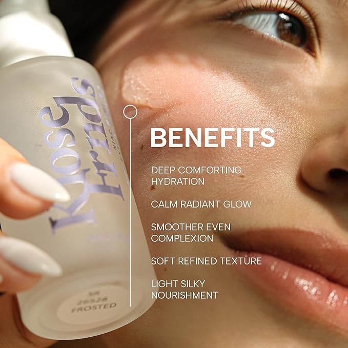 Niacinamide & Rice Extract Facial Serum – Hydrating Glow Face Serum with Hyaluronic Acid, Centella, and Licorice for Smooth Texture, Daily Radiance, and Healthy Skin Barrier Support - 1 fl oz