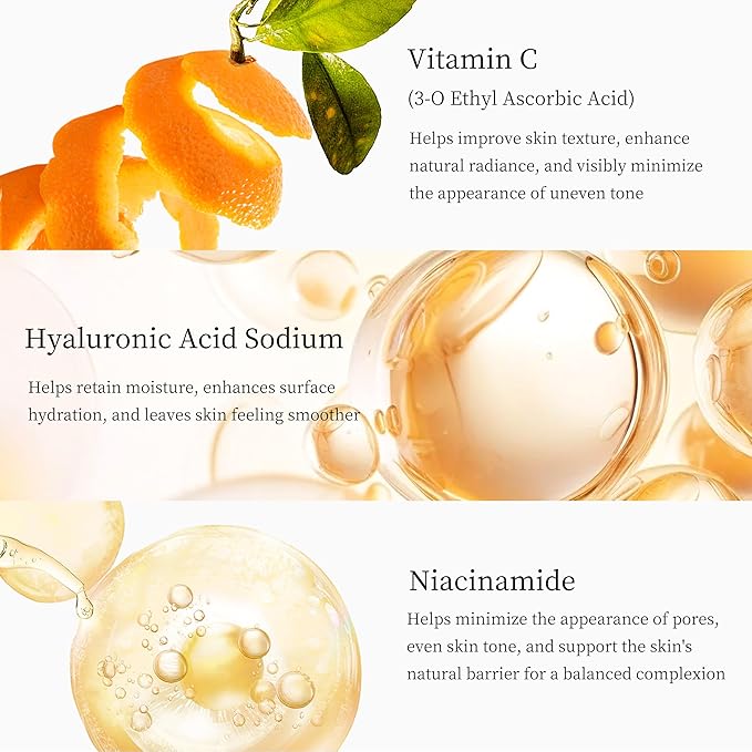 SADOER Vitamin C Face Cream 2 Pack, 5X Vitamin C with Hyaluronic Acid & Niacinamide, Daily Moisturizer to Boost Radiance, Hydrate & Even Skin Tone, For All Skin Types, 50g Each