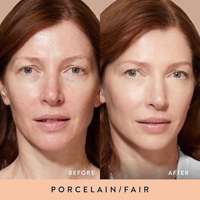 LAURA GELLER NEW YORK Quench-n-Tint Tinted Moisturizer - Sheer to Light Buildable Coverage - Natural Glow Finish - Lightweight Formula with Hyaluronic Acid, 01 Porcelain/Fair