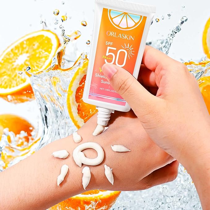 Sunscreen SPF 50 - Dry Waterproof Non-Greasy Broad Spectrum Body & Face Sunscreen Lotion for Sensitive Skin - On-the-Go Days Fast-Absorbing, Water and Sweat Resistant (Travel-Size Sunscreen)