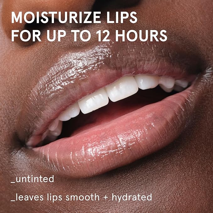 Glossier Balm Dotcom Hydrating Lip Balm - Universal Salve, Up to 12Hr Moisture - Lanolin, Beeswax & Castor Oil for Dry Lips, Cuticles & Skin - Mint, Clear Untinted, 15ml