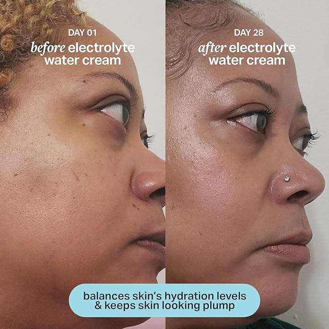 Cocokind Electrolyte Water Cream | Lightweight Water Gel Face Moisturizer | Balanced Hydrating Day Cream for All Skin Types | 2 Pack, 1.7 Fl Oz