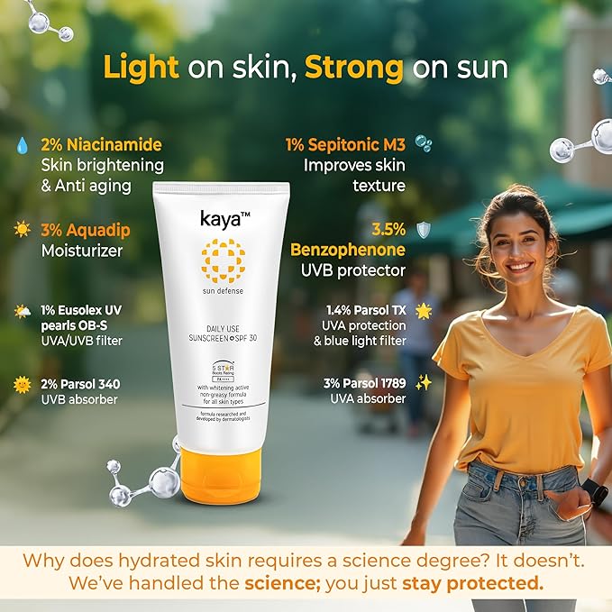 Kaya Skin Clinic Daily Use Sunscreen SPF 30, 75ml
