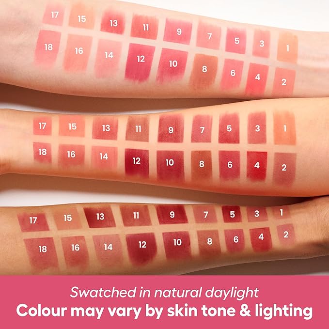 COLORGRAM NUDE BLUR TINT 16 ROMANTIC CORAL | K-Beauty Makeup, Soft-Focus Matte Lip Stain, 2-in-1 Lip & Cheek