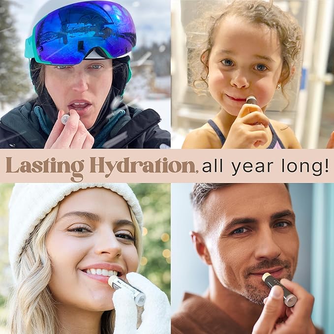 USDA Organic Lip Balm - USA Made with Natural Ingredients, 4 Pack Multi Flavor Lips Moisturizer, Moisturizing Lip Care, Beauty Gifts & Small Birthday Gifts, Moisturizer Chapstick Care for Dry Lips