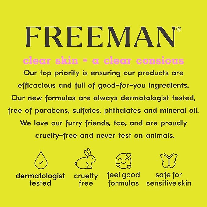 Freeman Exotic Blends Shine Control Nordic Birch Toner, Pore Minimizing Face Toner, Removes Makeup and Dirt, 6.1 fl.oz./180 mL Bottle