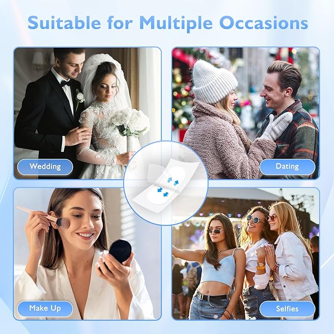 NBF Face Tape Lifting Invisible,Face Lift Tape Invisible for Sagging Skin, Instant Facelift Tapes for Women, Neck, Jowls Lifts Sagging Skin, Visible Results in Seconds, Concealed Makeup Tape-ABC
