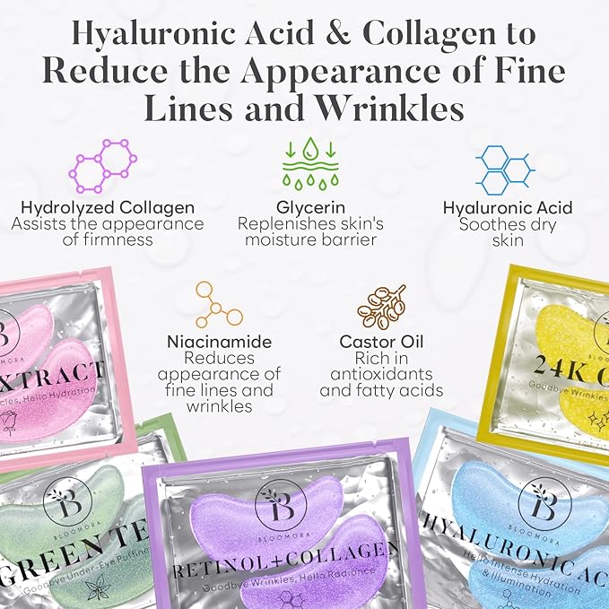 Variety Under Eye Patches (30 Pairs) - For Dark Circles & Puffiness - Eye Mask for Care