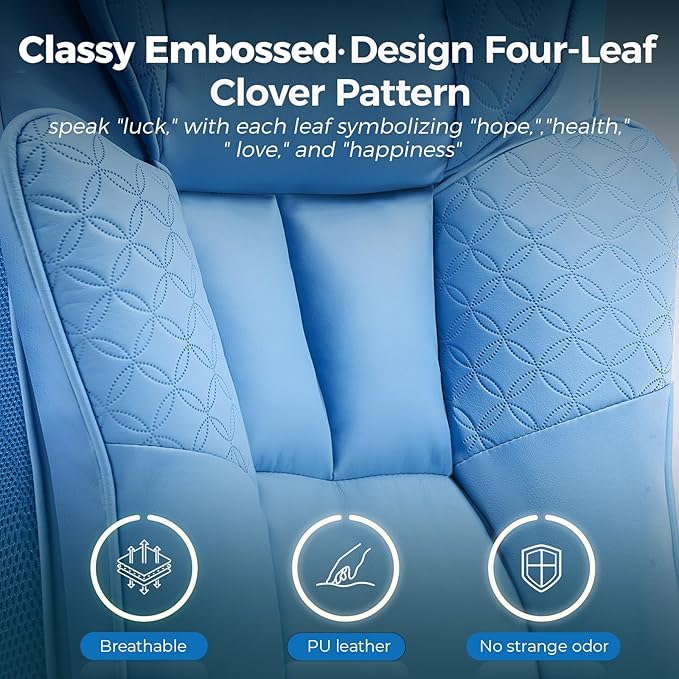 GTPLAYER Big and Tall Office Chair 400LBS Wide Ergonomic Gaming Chair with Deluxe Embossing Designed Leather with Foot Rest,150°Reclining Adjustable Soft Armrests Pocket Spring Back Support and Pillow
