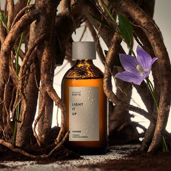 SIORIS Botanical Radiance Serum, Korean Facial Serum with Balloon Flower, Broccoli & Damask Rose, Brightening Moisture Booster for Elastic & Luminous Skin – 3.38 fl oz