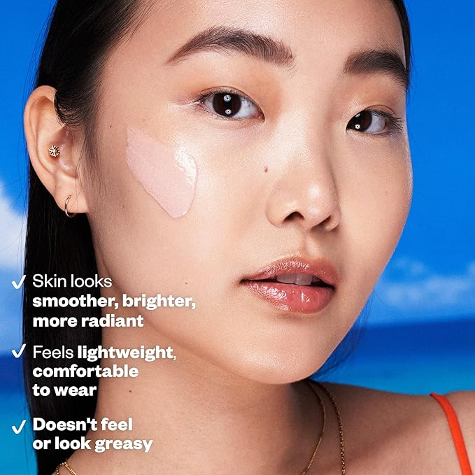 Kosas Mini DreamBeam SPF 40 Mineral Sunscreen for Face – Travel Size Makeup Prep & Sun Protection, 15 ml