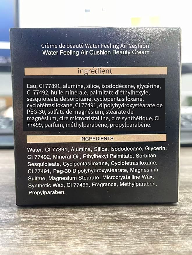 Mushroom Head Air Cushion CC Cream Foundation BB Cream Foundation Makeup Moisturizing CC Cream Liquid Foundation,Concealer Lasting Makeup Foundation Even Skin Tone Makeup Base Primer(Ivory)