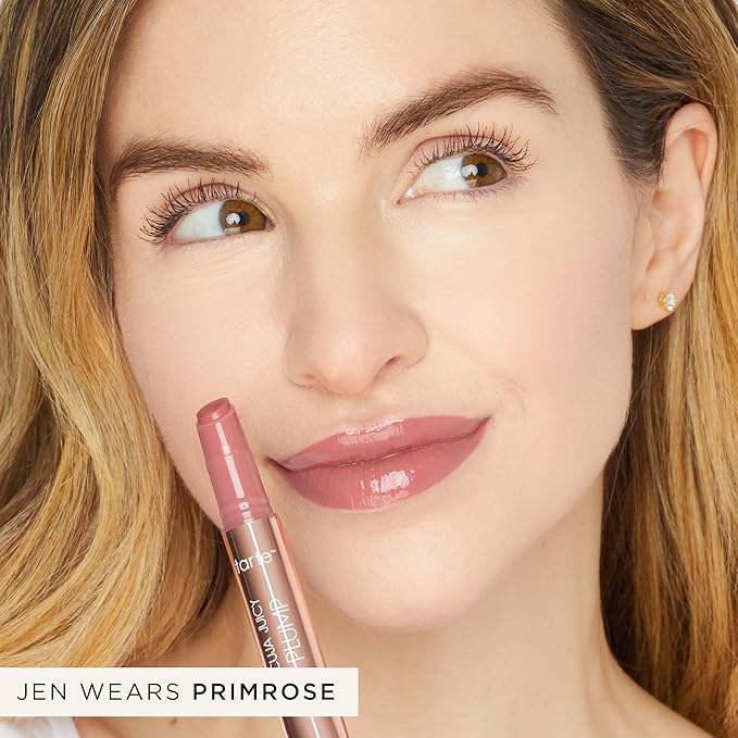tarte maracuja juicy lip plump – Hydrating & Volumizing Lip Plumper Gloss Balm with Nourishing Hyaluronic Acid, Plumps & Moisturizes, Vegan & Cruelty-Free, full size, peachy beige