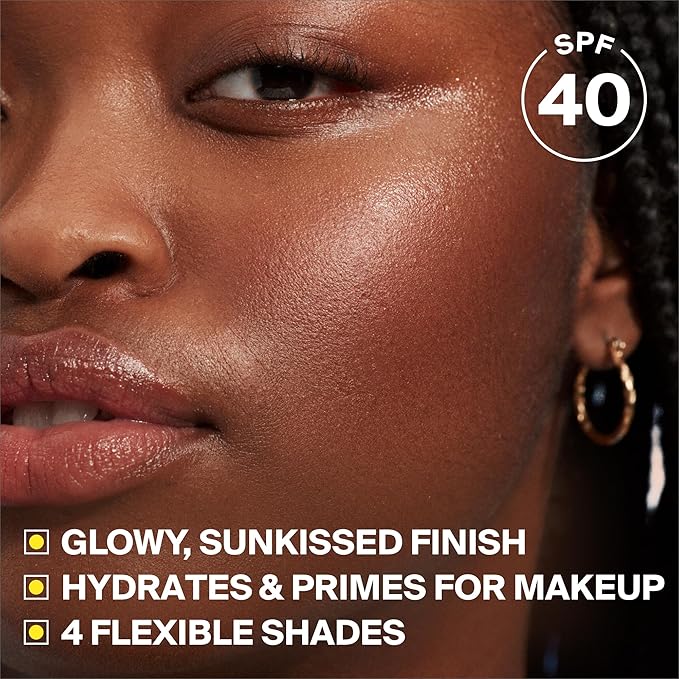 Supergoop! Glowscreen SPF 40, Sunset (Deep Bronze Glow) - 1.7 fl oz - Glowy Primer + Broad Spectrum Tinted Sunscreen - Helps Filter Blue Light - Hydration - Hyaluronic Acid & Vitamin B5