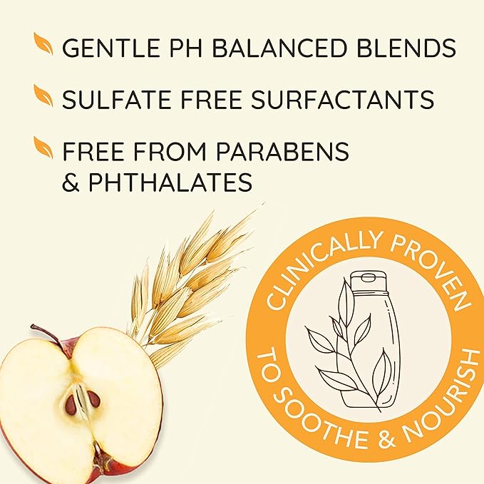 Aveeno Apple Cider Vinegar Sulfate-Free Conditioner for Balance & High Shine, Daily Moisturizing & Scalp Soothing Conditioner for Oily or Dull Hair, Paraben & Dye-Free, 12oz (Pack of 2)