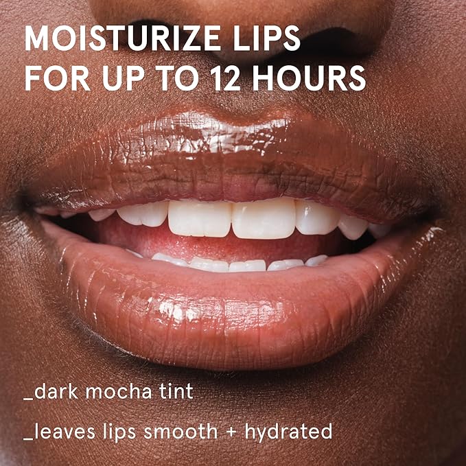 Glossier Balm Dotcom Hydrating Tinted Lip Balm - Universal Salve, Up to 12Hr Moisture for Dry Lips, Cuticles & Skin - Lanolin, Beeswax & Castor Oil - Espresso, Mocha Tint, 15ml