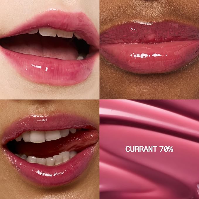 fwee 3D Voluming Gloss 70% (Rich) | Currant 70% l High Shine, Non-Sticky Lip Gloss for Makeup | Long-Lasting, Moisturizing Gel Formula | 30%, 70% Pigment Options | Stocking Stuffers | 5.3g