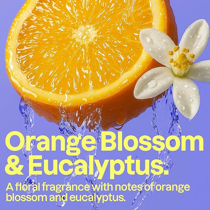 ATTITUDE Body Cream, Moisturizer for Dry Skin, EWG Verified, Vegan & Dermatologist-Tested, Deep Hydration, Orange Blossom & Eucalyptus Scent, 8 Fl Oz (Pack of 6)