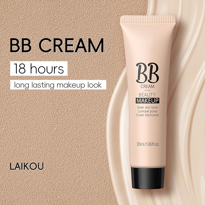 30ml Moisturizing BB Cream Foundation For Makeup | Nourishing Lotion, Sunlight Blocking Cosmetics - Helps To Improve Skin Texture & Radiance(B#)