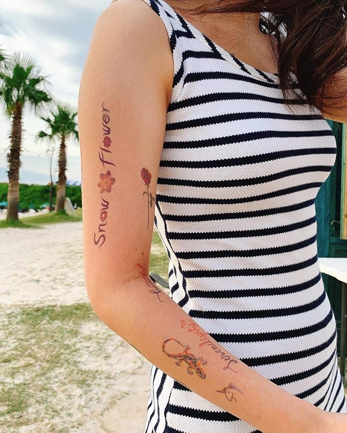 Prinker S Black & Color Temporary Tattoo Printer, Custom Tattoos in Seconds, Water-Resistant and Soap-Washable, Android & iOS Compatible, Ink Included