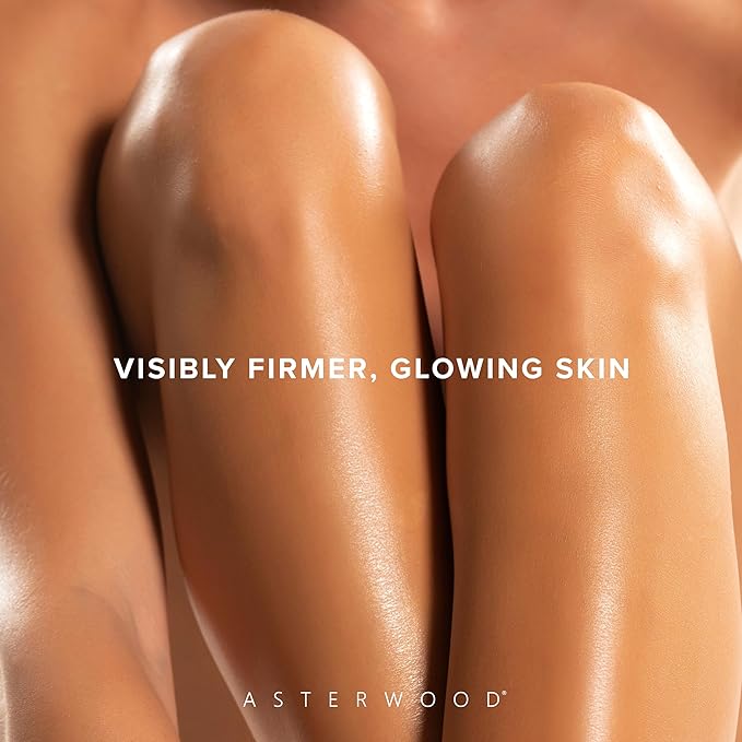 Asterwood Firming Body Cream & Moisturizer - with Matrixyl 3000 Peptides, Ceramides, & Hyaluronic Acid - Firms, Smooths, Hydrating, Lifts - Fast-Absorbing - Fragrance-Free, Cruelty-Free - 7 Fl Oz