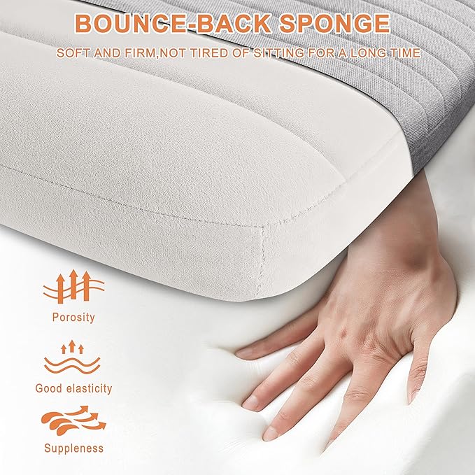 Shintenchi Criss Cross Chair,Cross Legged Office Seat with Wheels Armless Swivel Vanity Chair,Height Adjustable Wide Computer Task Seating for Home Office,Grey ﻿