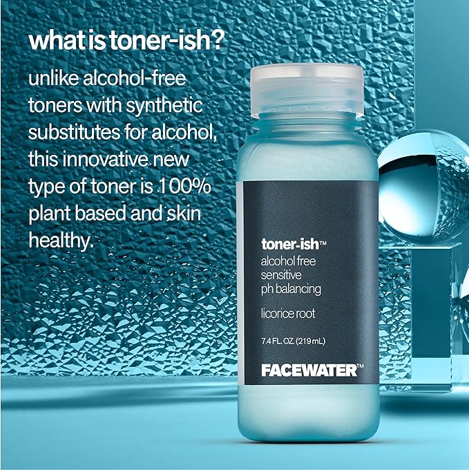 Facewater Toner-ish Sensitive pH Balancing Licorice Root Alcohol Free Toner