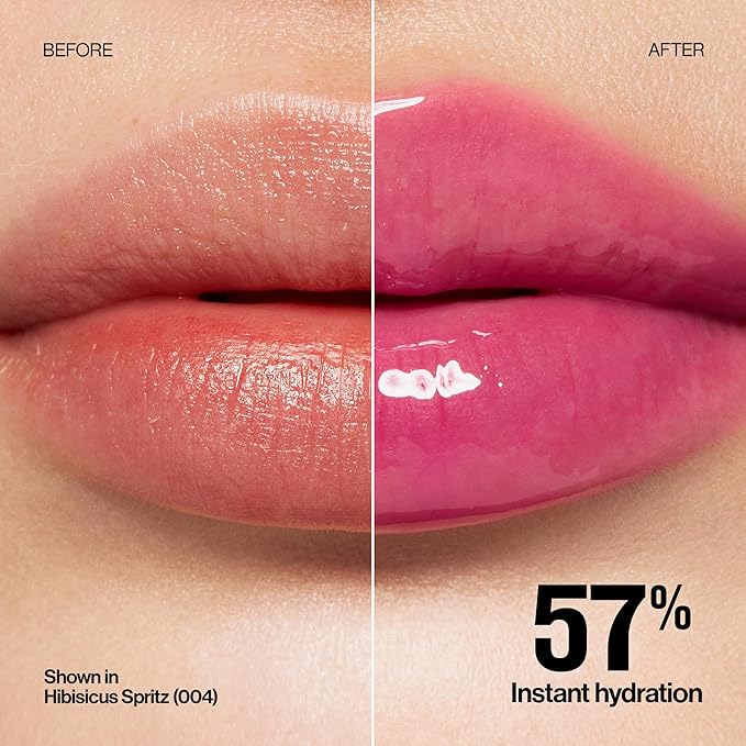 Revlon Glimmer Lip Treat Balm + Mask™, Overnight Peptide Lip Treatment, Hydrating, 005 Hibiscus Spritz, 0.4 fl oz